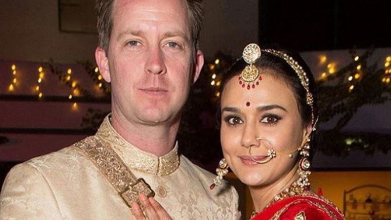 preity zinta with her husband