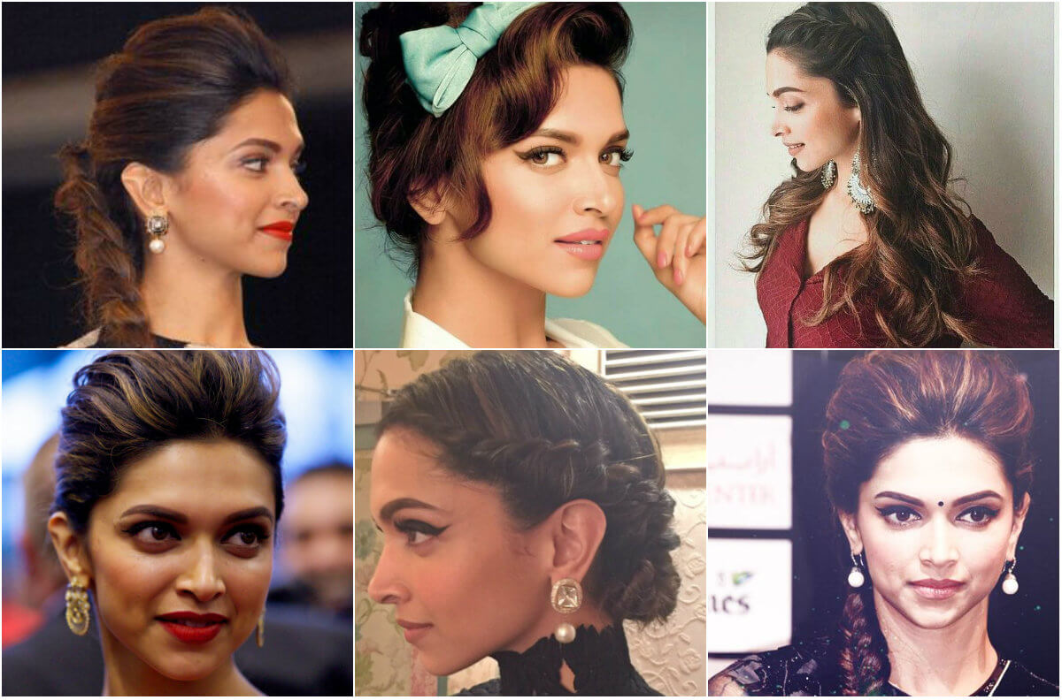 collage DEEPIKA's Haircuts