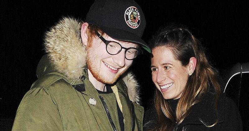 Ed sheeran with his wife cherry seaborn